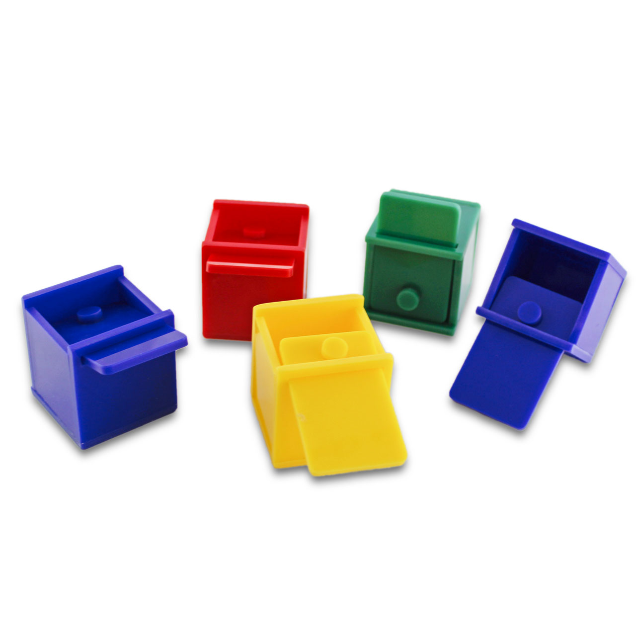 Colored Cube Bird Toy - 5 pack