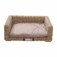 Happy-House Rieten bank Small naturel 60x48x30 cm