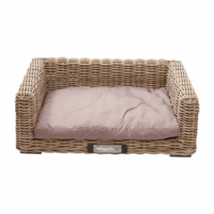Happy-House Rieten bank Small naturel 60x48x30 cm