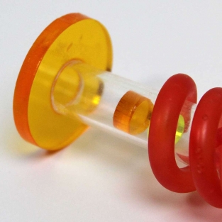 Acrylic Spiral Foot Toy