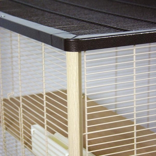 HAPPY HOME 99B - Choco-Vanille / Eik - VogelKooi van MONTANA