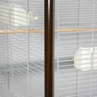 HAPPY HOME 99B - Antik-Platinum / Walnut - VogelKooi van MONTANA