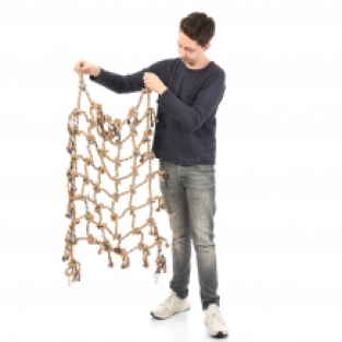 Klimnet van touw xxl
